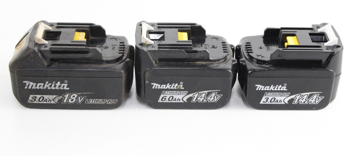中古・ジャンク品】Makita マキタ リチウムイオンバッテリー BL1860B×3 