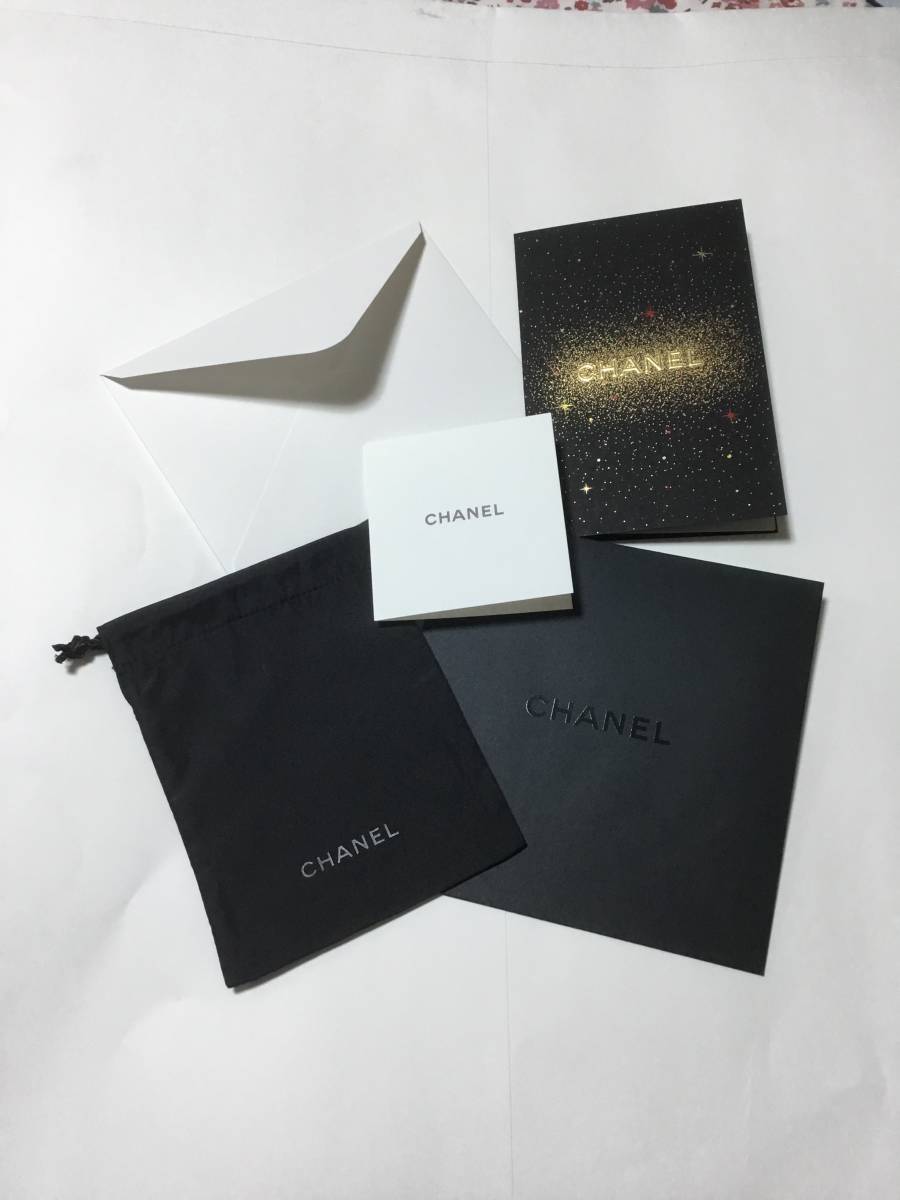 CHANEL シャネル ホリデー限定 リボン付きギフトボックス 巾着袋
