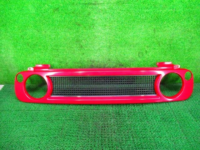 スズキ ラパン SS HE21S フロント グリル 71741-75H30 Z9T 赤 レッド