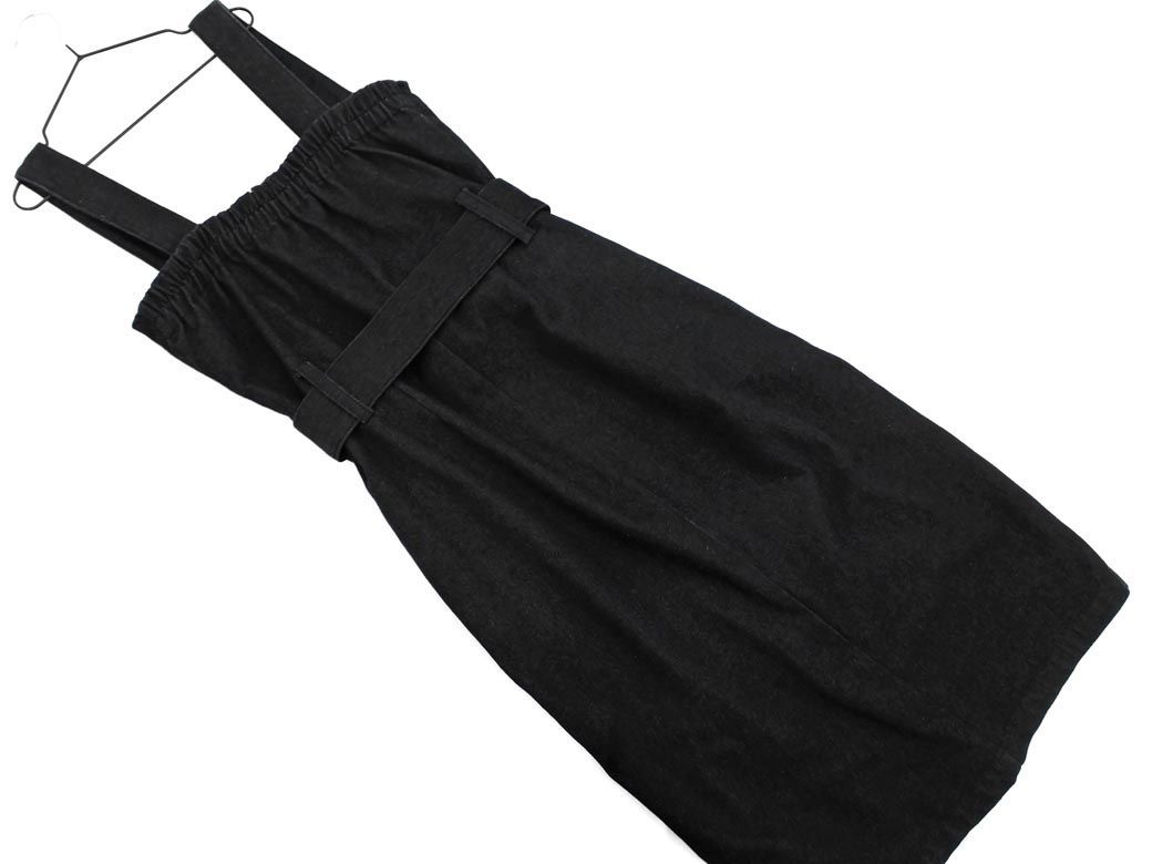 Mysty Woman ミスティウーマン ウエスト ベルト 付き ジャンパー スカート ワンピース Sizef 黒 Bkb9 Lサイズ 売買されたオークション情報 Yahooの商品情報をアーカイブ公開 オークファン Aucfan Com