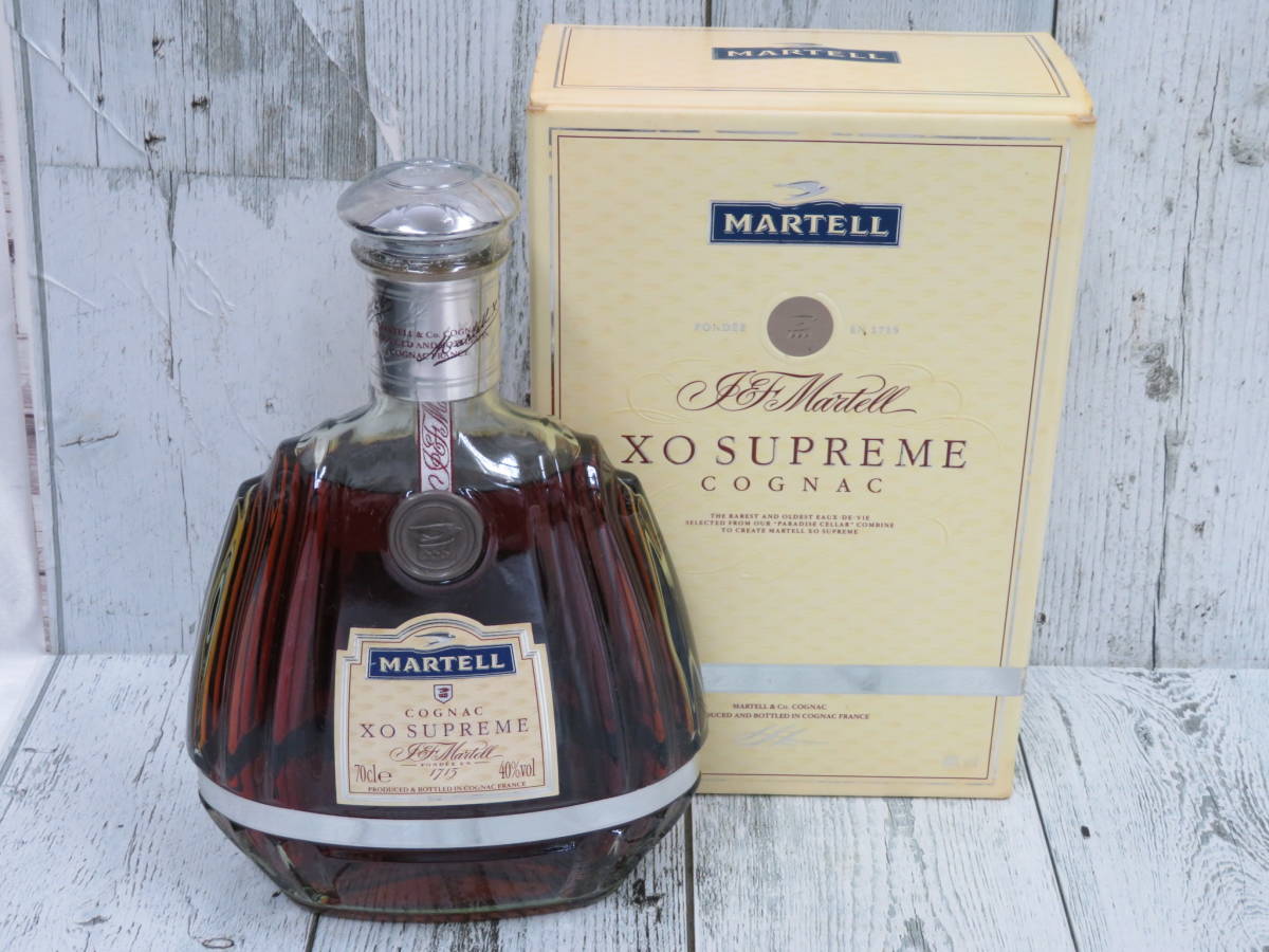 古酒】マーテル MARTELL XO SUPREME スプリーム 箱付 飲料 コニャック