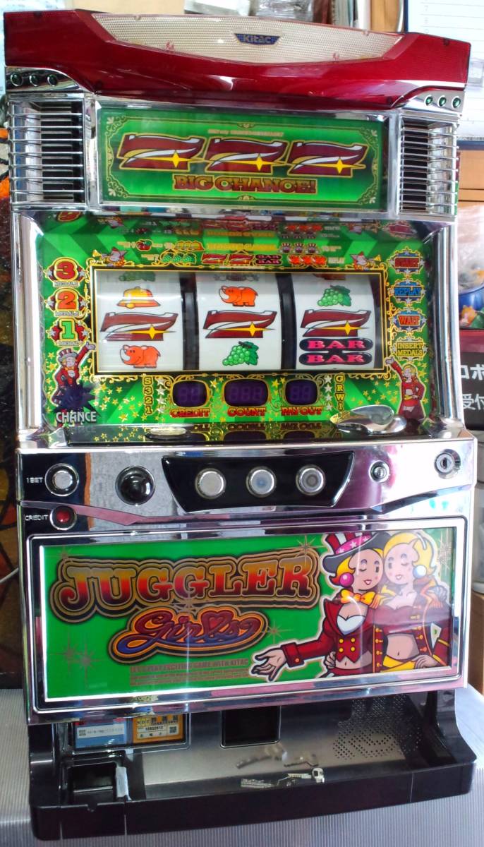 北電子 ジャグラーガールズK レス機付属実機(パチスロ実機)｜売買され 