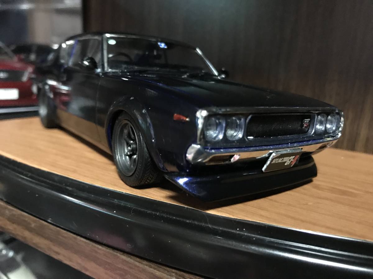 フジミ ケンメリプラモデル完成品 1 24 フジミ 日産スカイライン