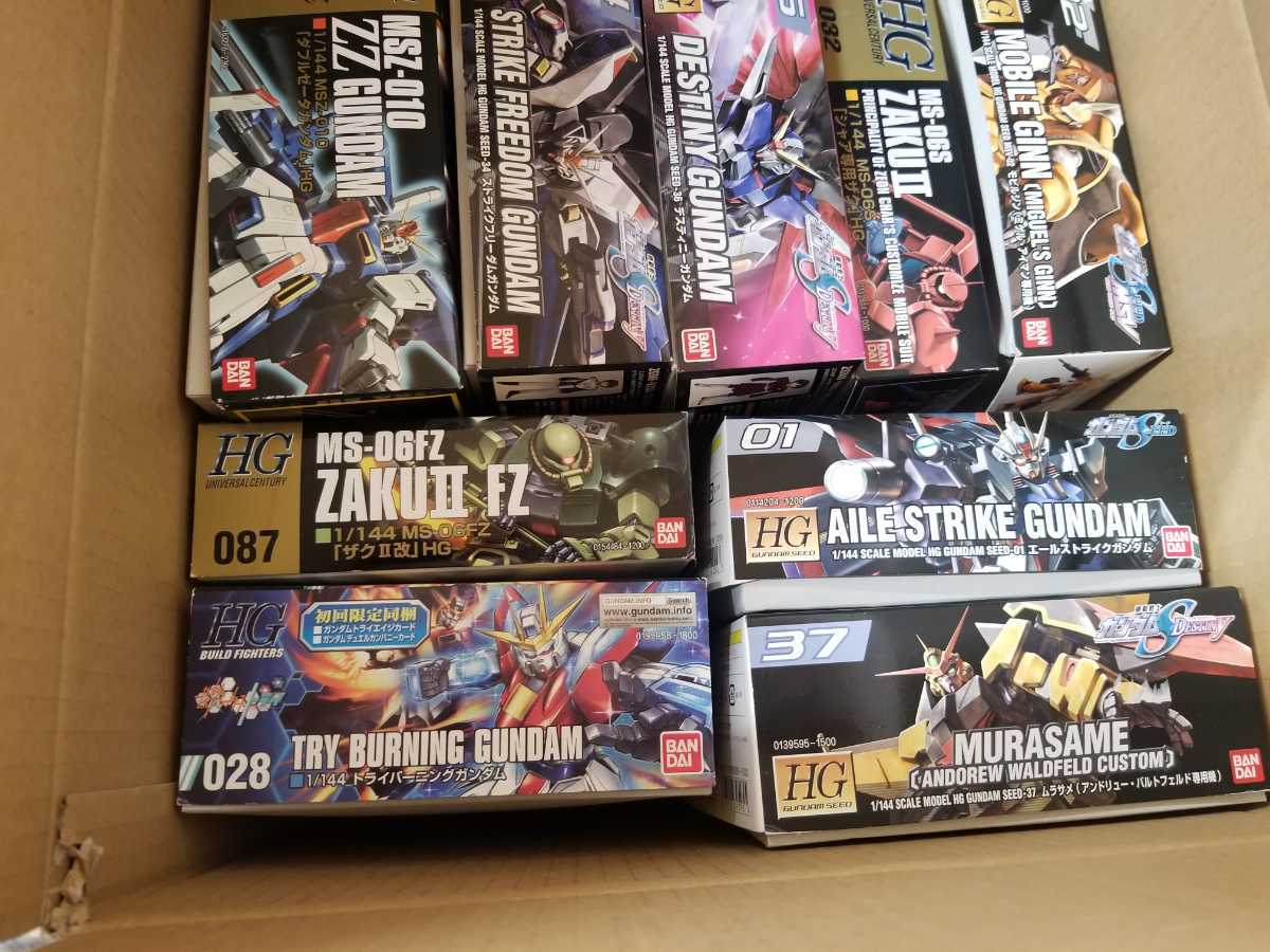 未組立 HG ガンプラ 11個 箱潰れ有り ジャンク (ガンダム)｜売買された