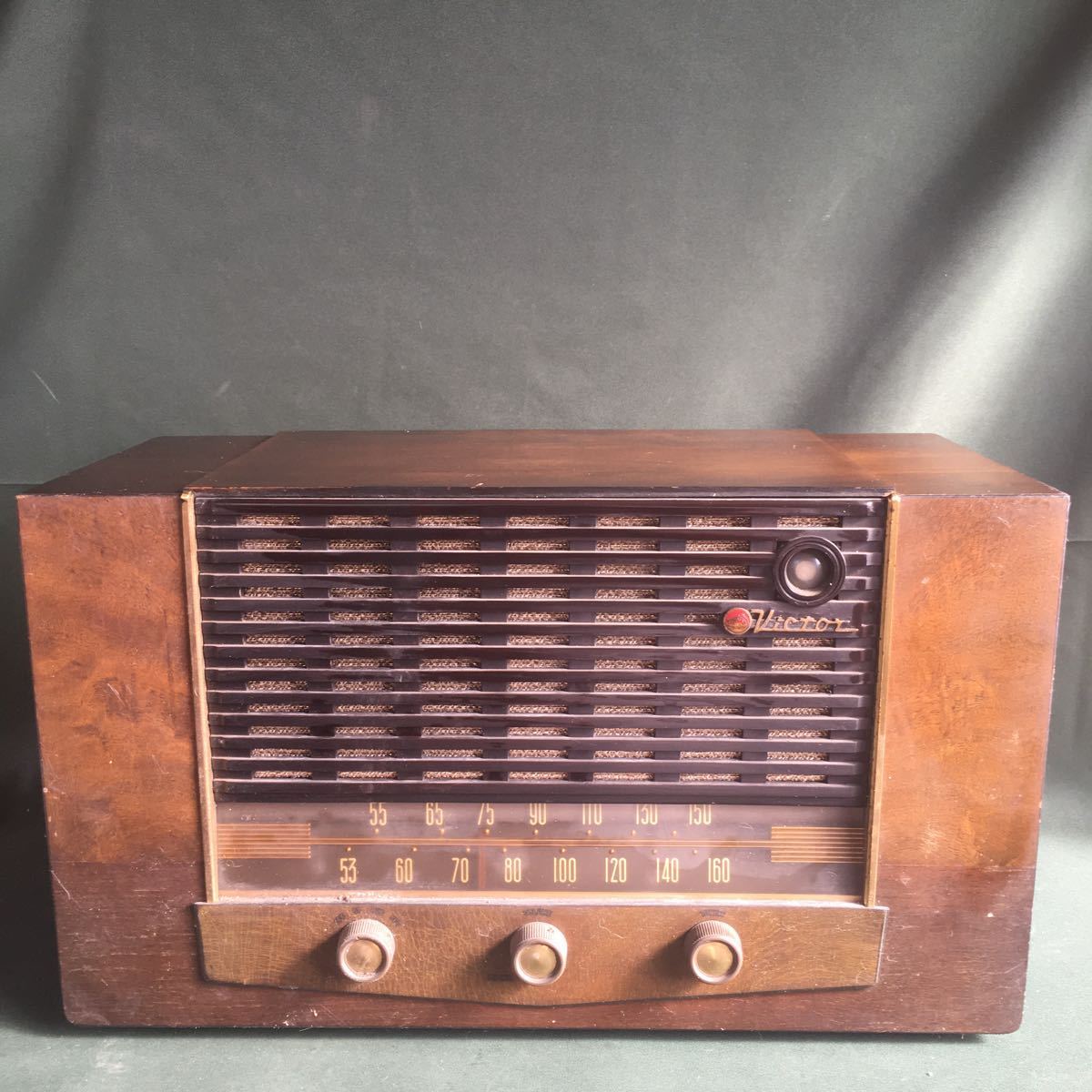 ジャンク品！真空管ラジオ 昭和レトロ ビクター VICTOR RADIO F-221