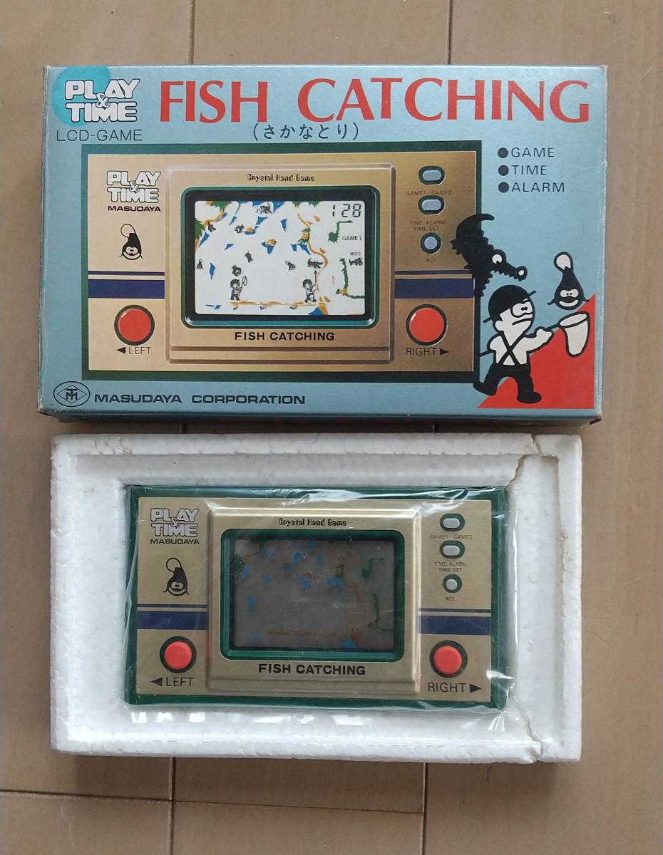 FISH CATCHING さかなとり ゲームウォッチ 携帯型ゲーム ゲーム 動作