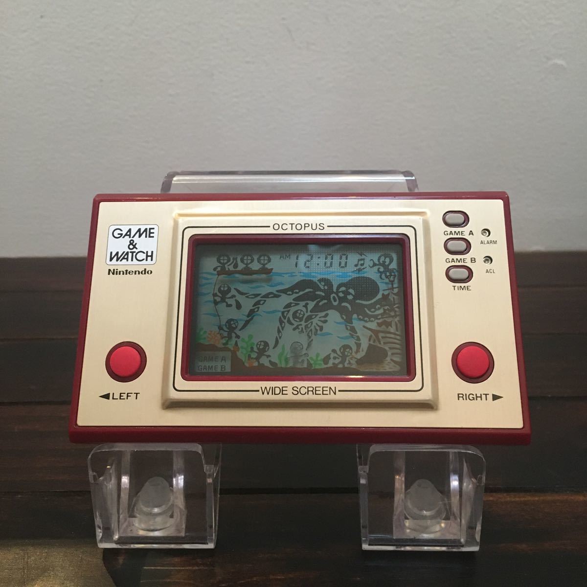 Yahoo!オークション - ゲームウォッチ オクトパス 箱・説明書付き 任天