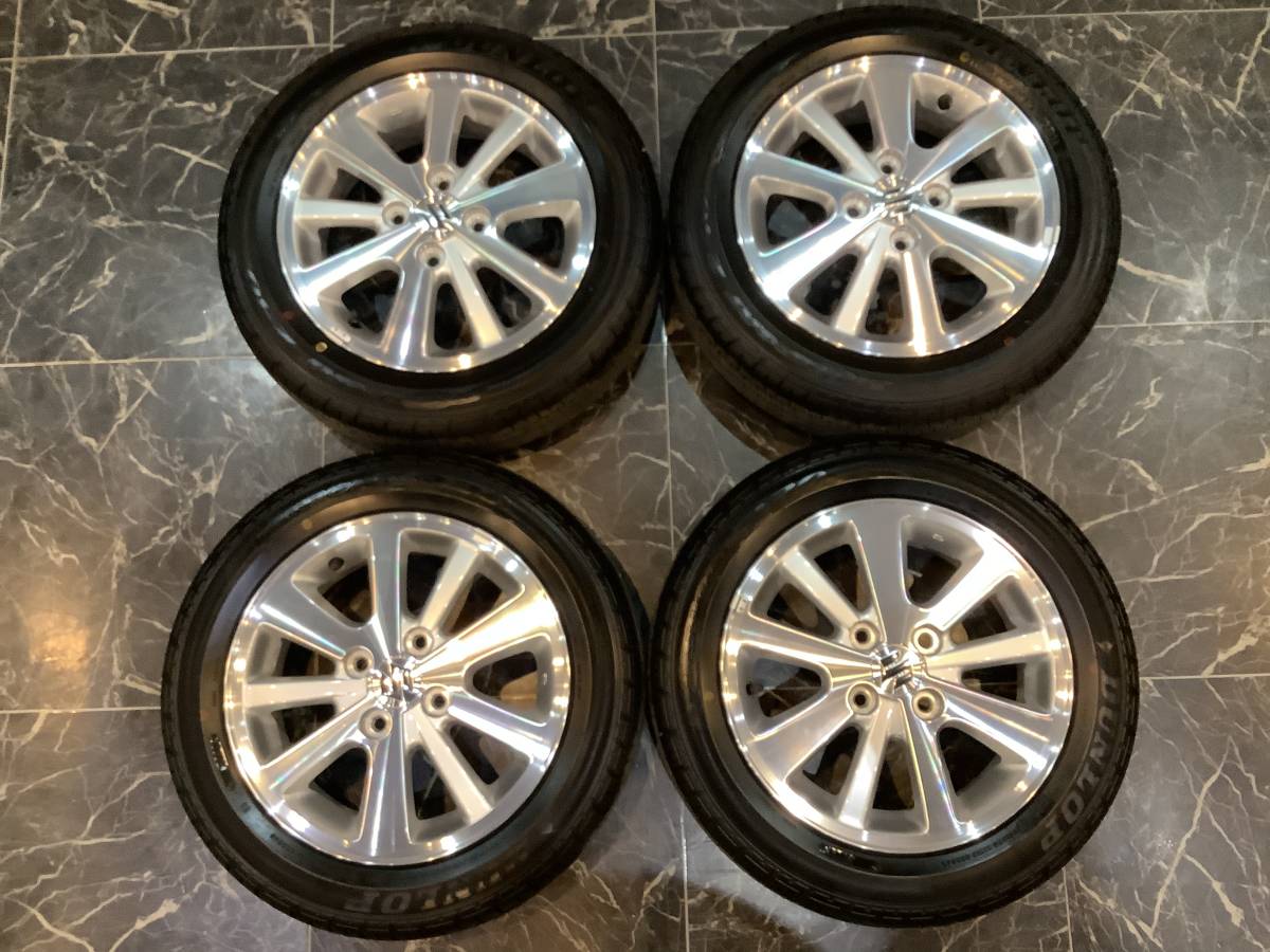 165⁄60R14 スズキ - の エブリィワゴン 純正タイヤホイール4本セット 