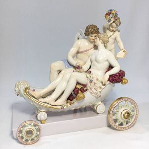 マイセン　フィギュリン　2点セット マイセン フィギュリンのYahoo!オークション(旧ヤフオク!)の相場・価格