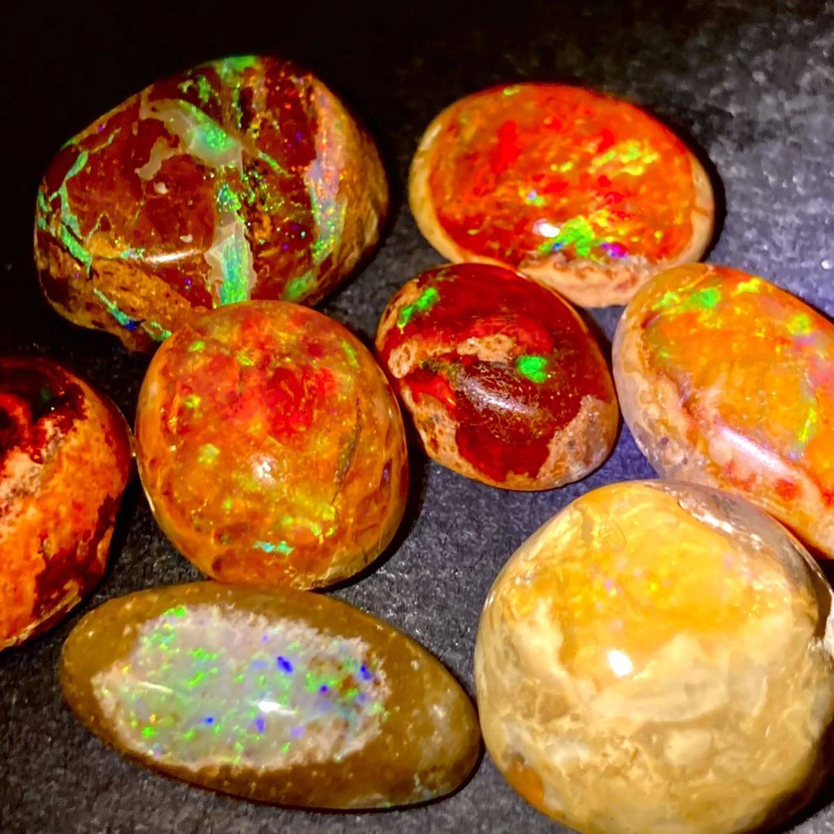 新作，SALE 天然カンテラオパール8点おまとめ 50ct ルース 裸石 宝石 ジュエリー jewelry opal 遊色 cantera(オパール)｜売買されたオークション情報、yahooの商品情報をアーカイブ公開 - オークファン オパール