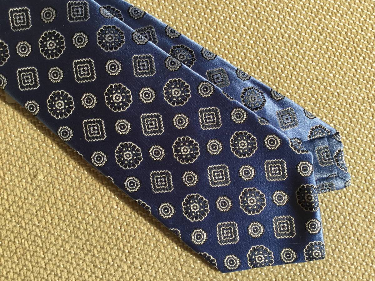 Kiton キートン キトン ネクタイ ブルー カシミア カシミヤ 8.5cm 