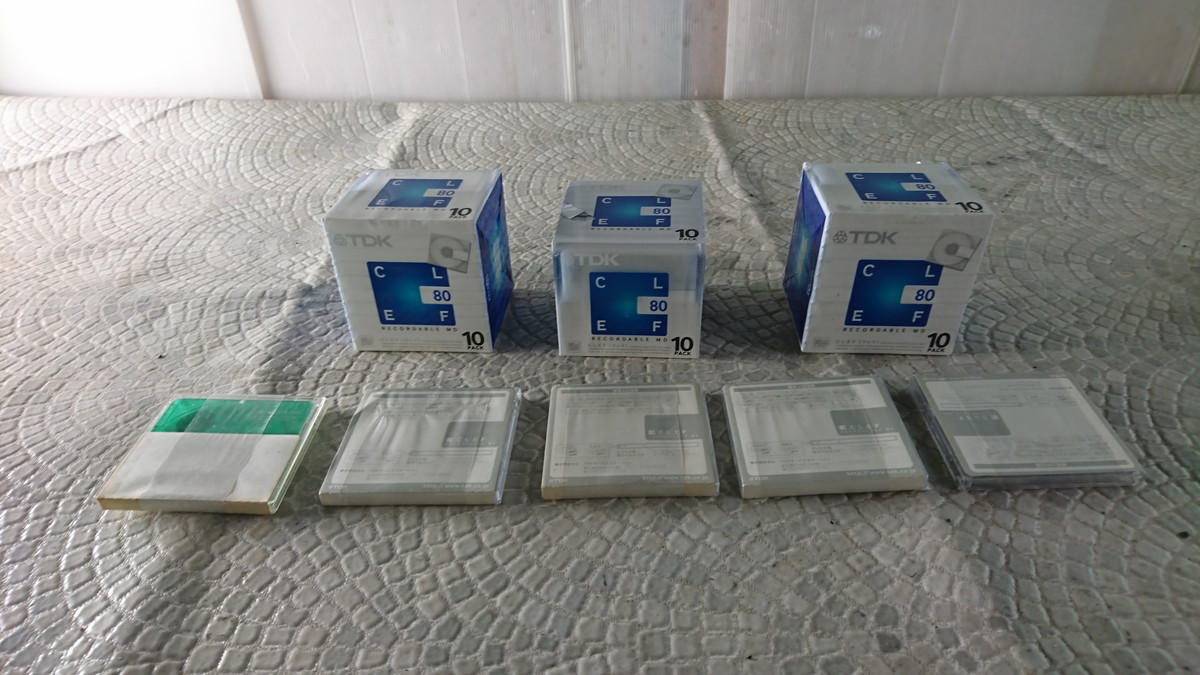 Y11-347 MD ミニディスク TDK CLEF 80分 録音用ミニディスク MD TDK ミニ