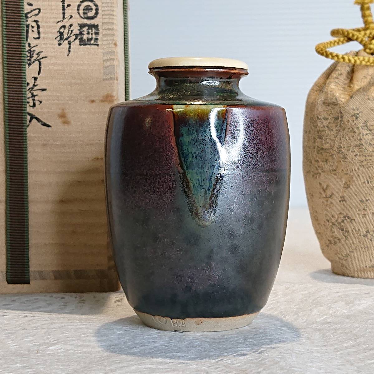 茶道具 上野焼茶入 高田湖山 公式通販 茶道具 上野焼茶入 高田湖山 公式通販