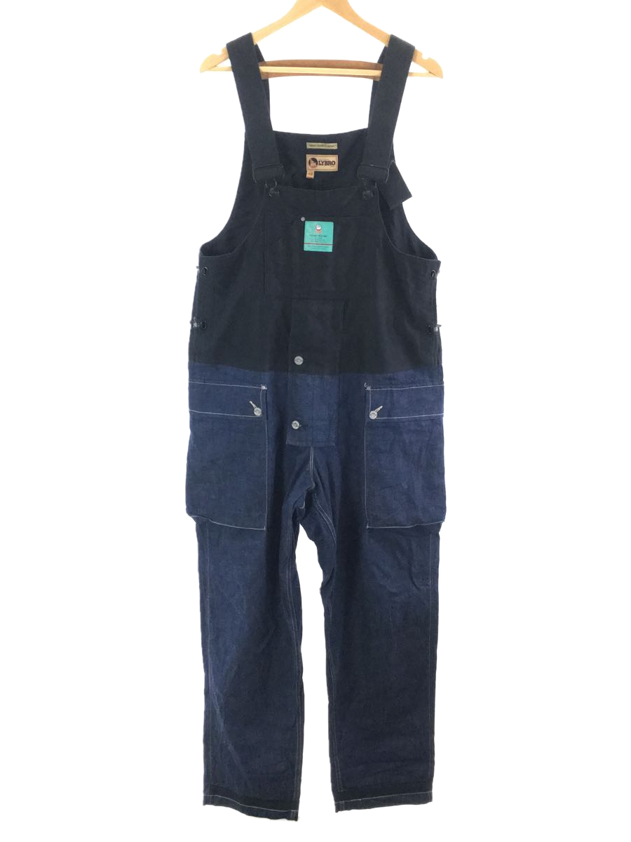 Nigel Cabourn◆LYBRO NAVAL DUNGAREE SPLIT JAPANESE DENIM+MOLESK/46/コットン