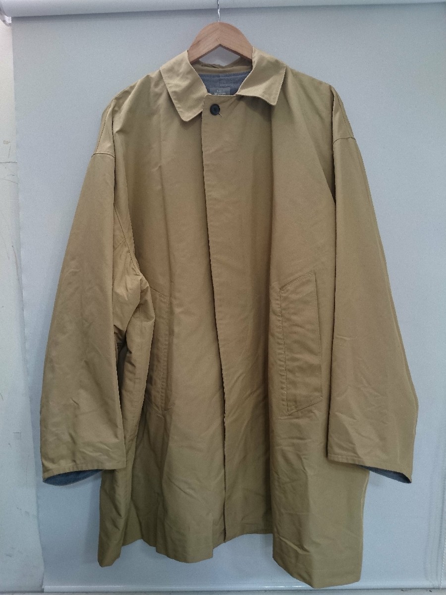 kolor / BEACON◇ステンカラーコート/1/ポリエステル/BEG/19AW/OVER