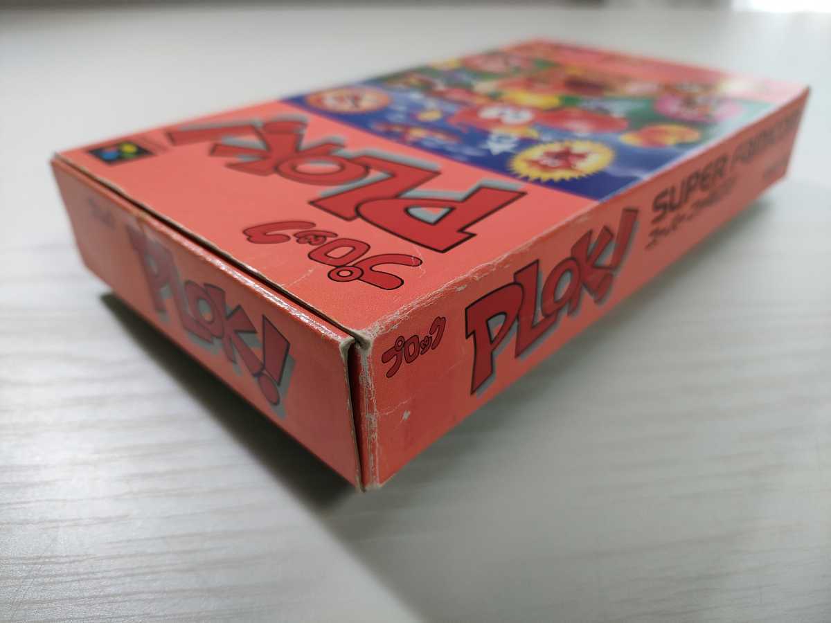 SFC【プロック PLOK!】箱 取扱説明書 付き(アクション)｜売買された 
