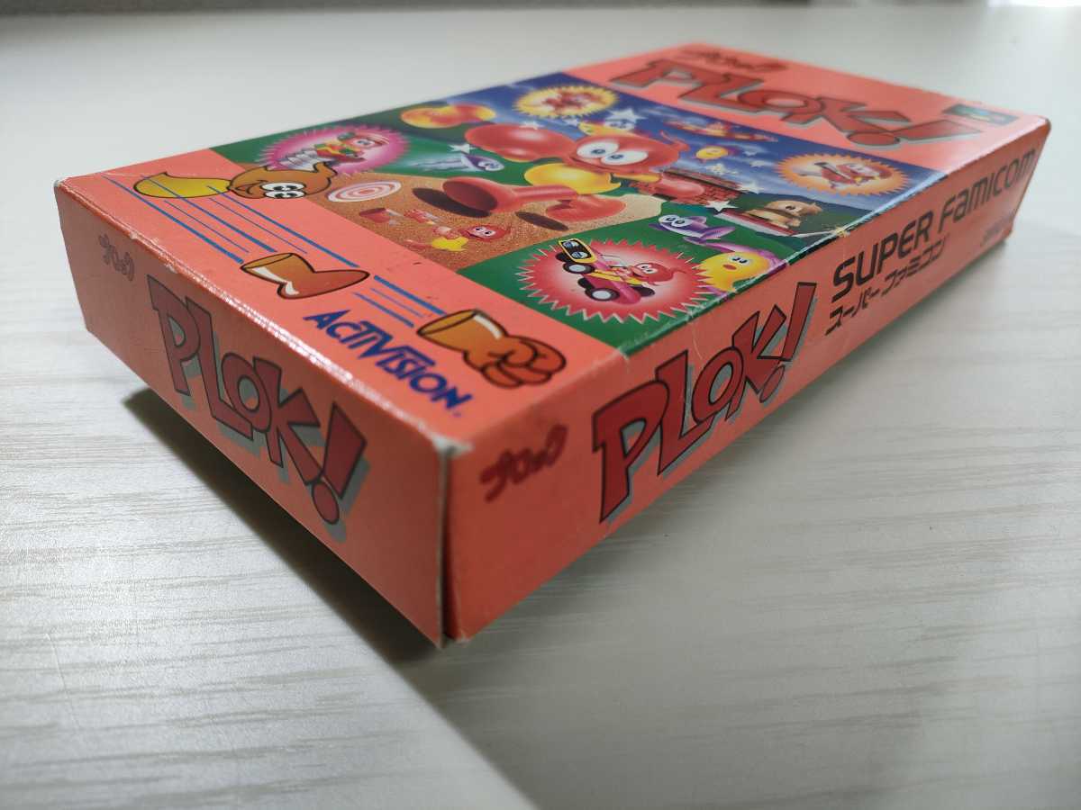 SFC【プロック PLOK!】箱 取扱説明書 付き(アクション)｜売買された 