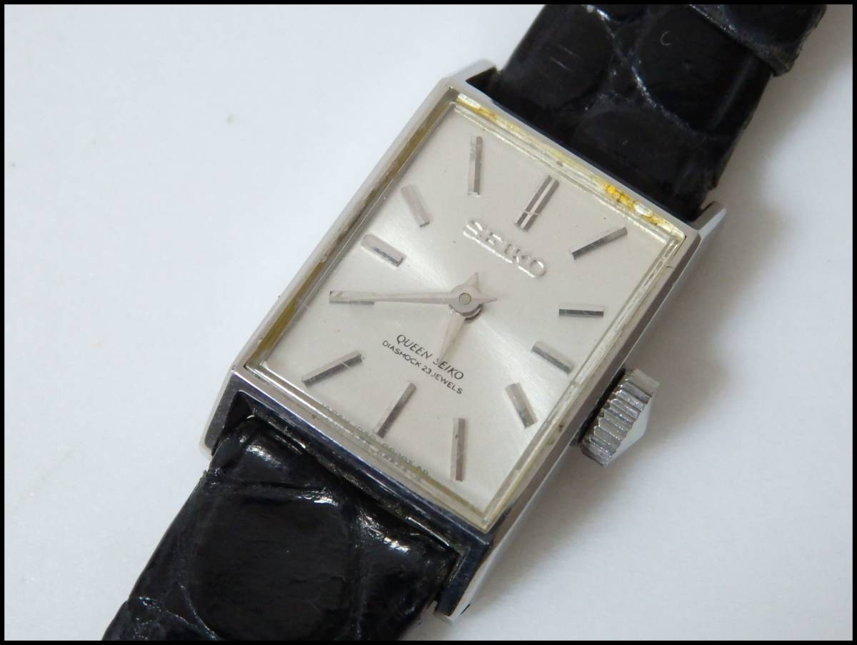 美品 稼働 クイーンSEIKO レディース 腕時計 手巻き 23石 1960年代