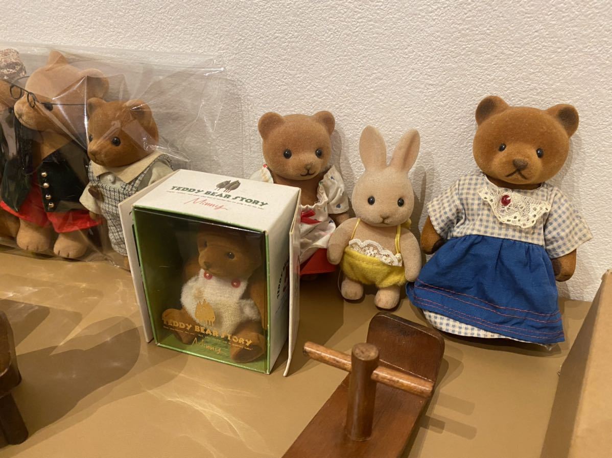 テディベアストーリー セキグチ ドールハウス ミニチュア家具 木製 