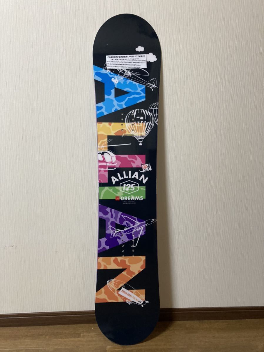 16-17 ALLIAN DREAMS 125cm キッズ ALLIAN⁄キッズ⁄スノーボード⁄125cm⁄