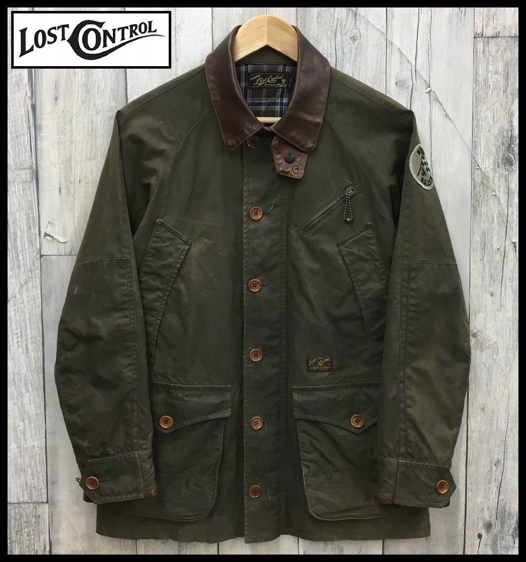 100%新品，高品質 LOST CONTROL ロストコントロール 12SS Oiled Cotton Bedale Jacket 裏地チェック レザー 切替 ハンティング オイルド ジャケット コート 2(その他)｜売買されたオークション情報、yahooの商品情報をアーカ その他