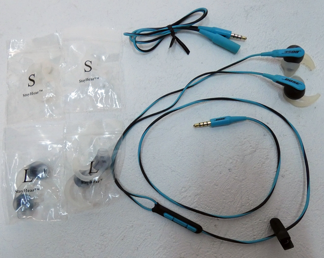 □BOSE iPhone用イヤホン スポーツヘッドホン SIE2i Reebok ブルー
