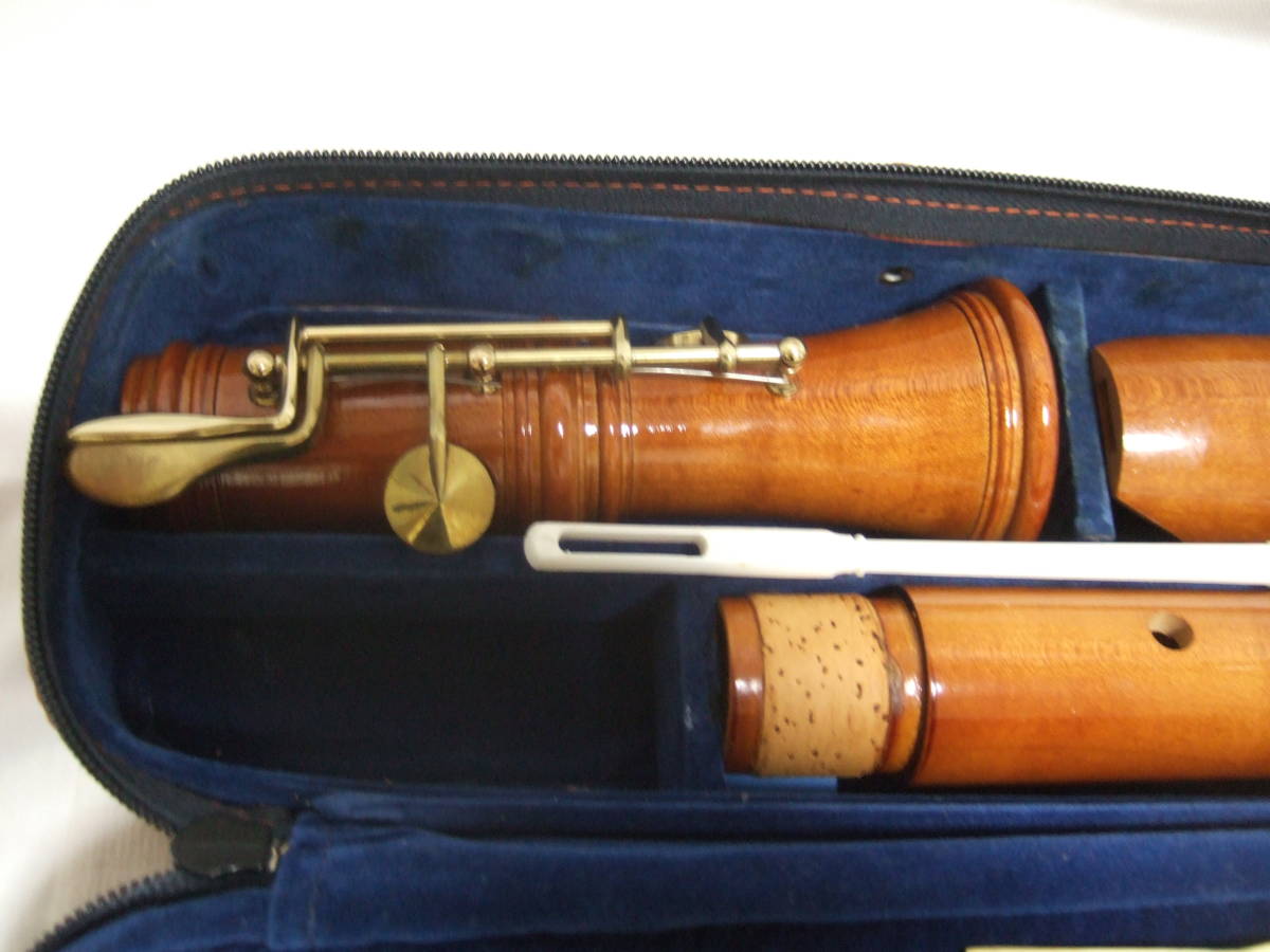 YAMAHA TENOR BAROQUE 木製リコーダー YAMAHA SUPERIO RECORDER ケース 