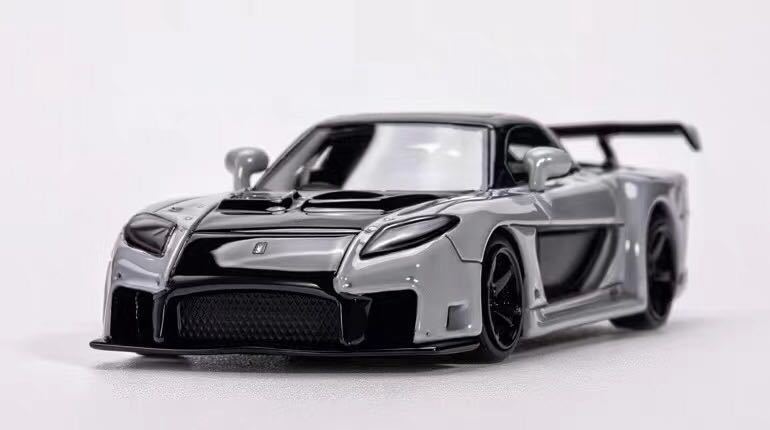 1/64 YM MODEL マツダ RX7 グレー ヴェイルサイド mazda VeilSide RX7