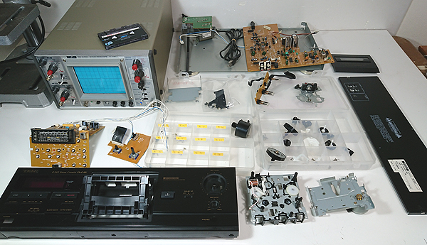 オーバーホール済み☆ カセットデッキ TEAC「R-565」再生・録音 動作OK