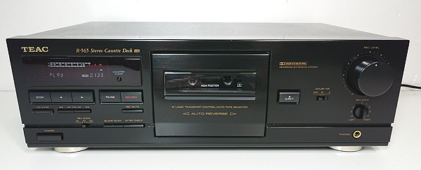 オーバーホール済み☆ カセットデッキ TEAC「R-565」再生・録音 動作OK