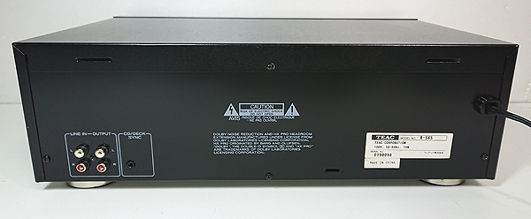 オーバーホール済み☆ カセットデッキ TEAC「R-565」再生・録音 動作OK
