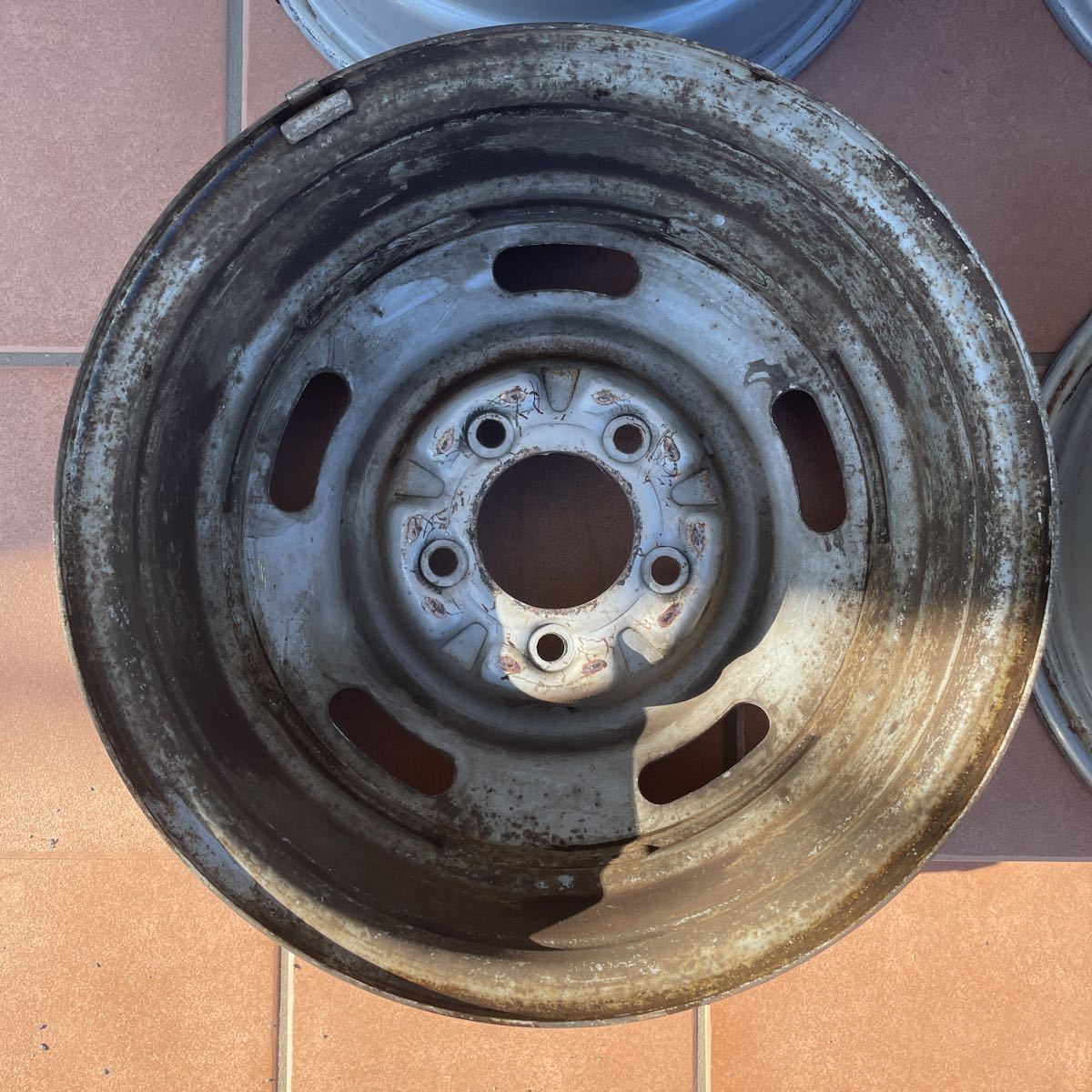 ラリーホイール 5穴 15インチ 7J 8J 120.65 スチールホイール 鉄