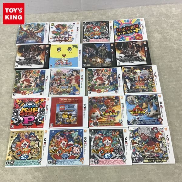 1円～ ニンテンドー3DS ソフト 妖怪ウォッチ2 元祖、モンスターハンター4G 他
