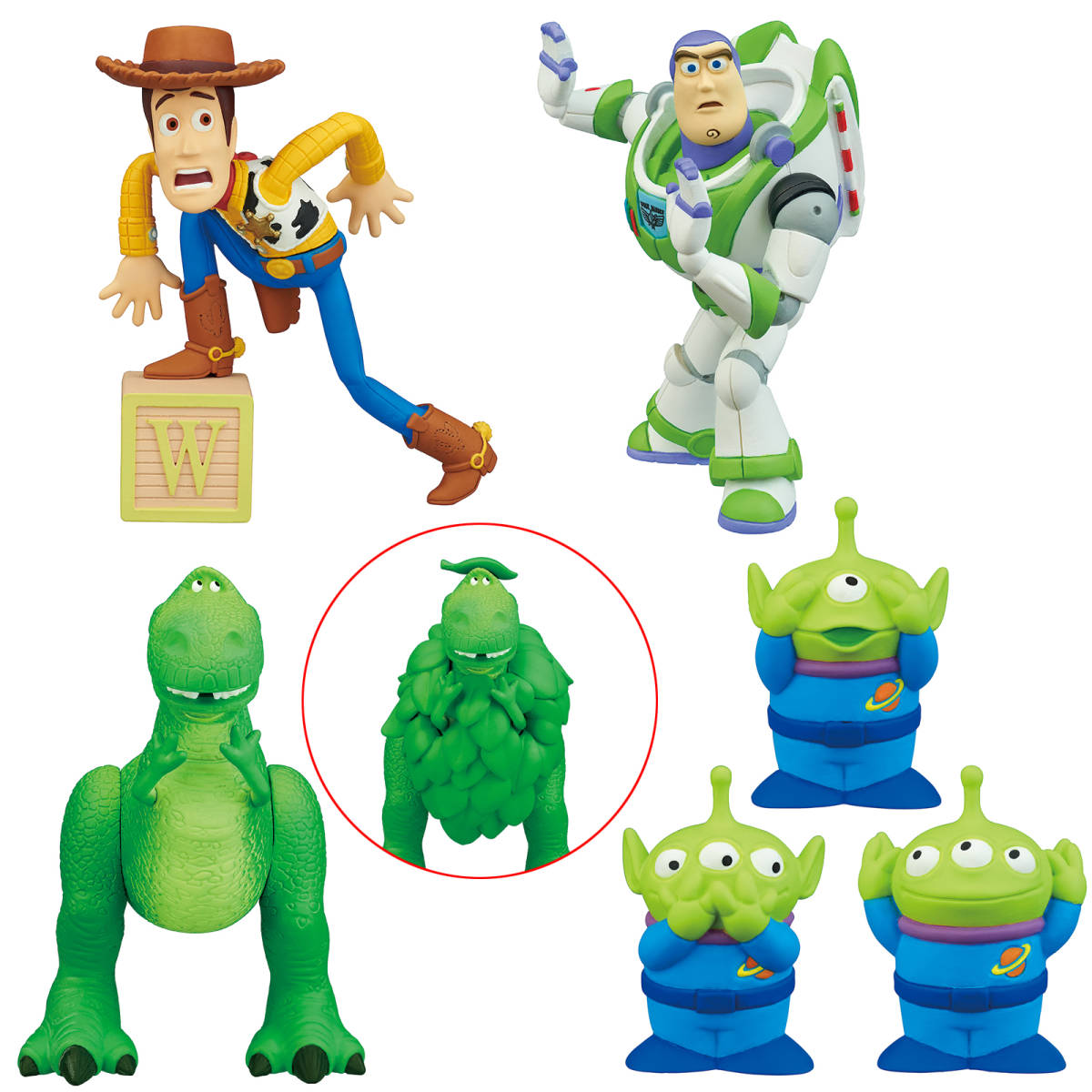 MIIKKE!み～いっけ!トイ・ストーリー 全4種 TOY STORY ウッディ バズ