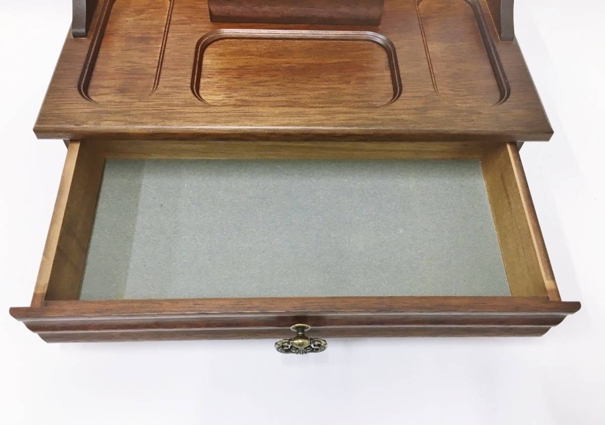 Yoshikawa 木製 バレット VARET ドレッサーバレット 木製棚 小物入れ