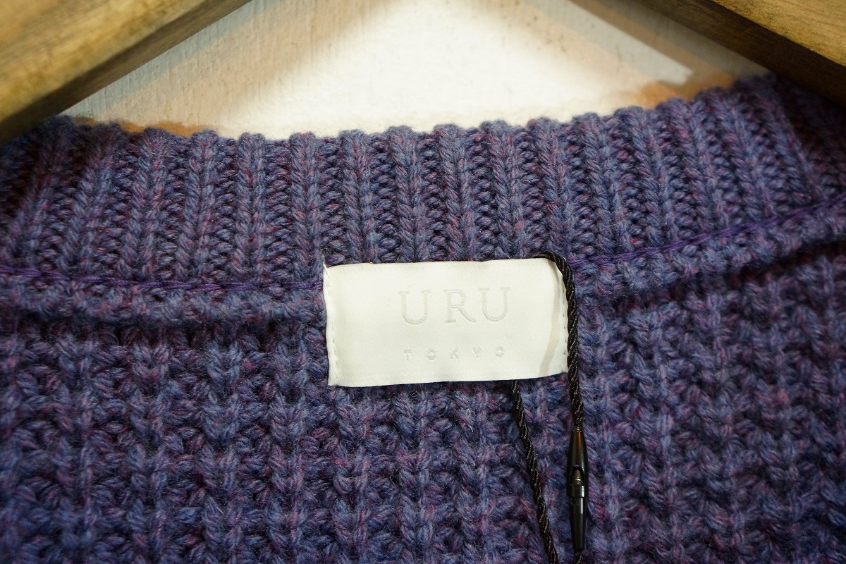 新品 19AW URU ウル KNIT VEST ニット ベスト ビッグ シルエット  