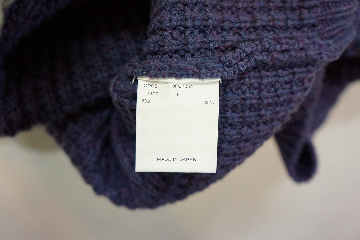 新品 19AW URU ウル KNIT VEST ニット ベスト ビッグ シルエット  