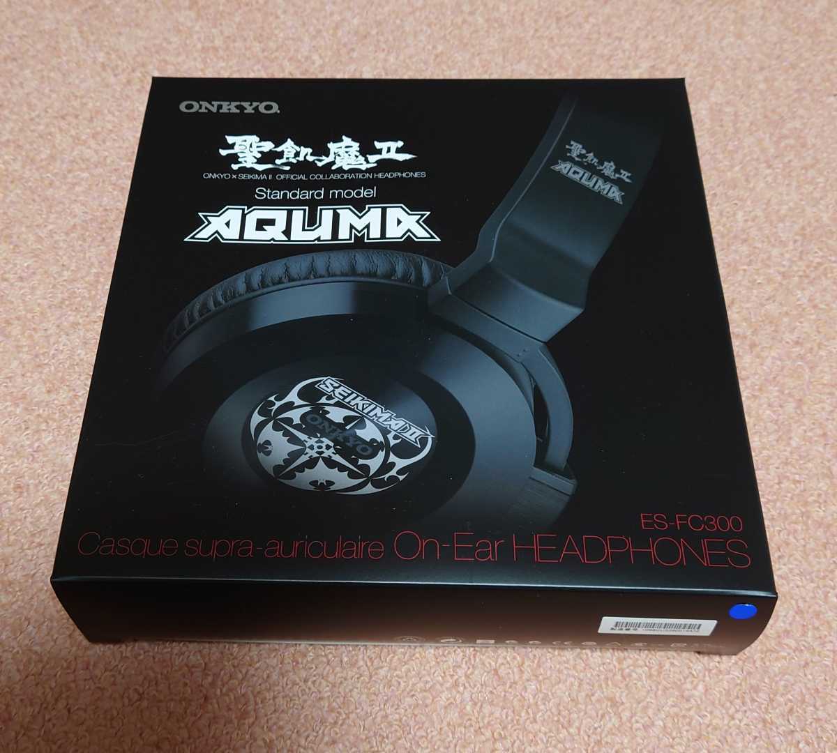 聖飢魔II 公式 30周年グッズ ONKYOコラボ『AQUMA』On-Ear HEADPHONE