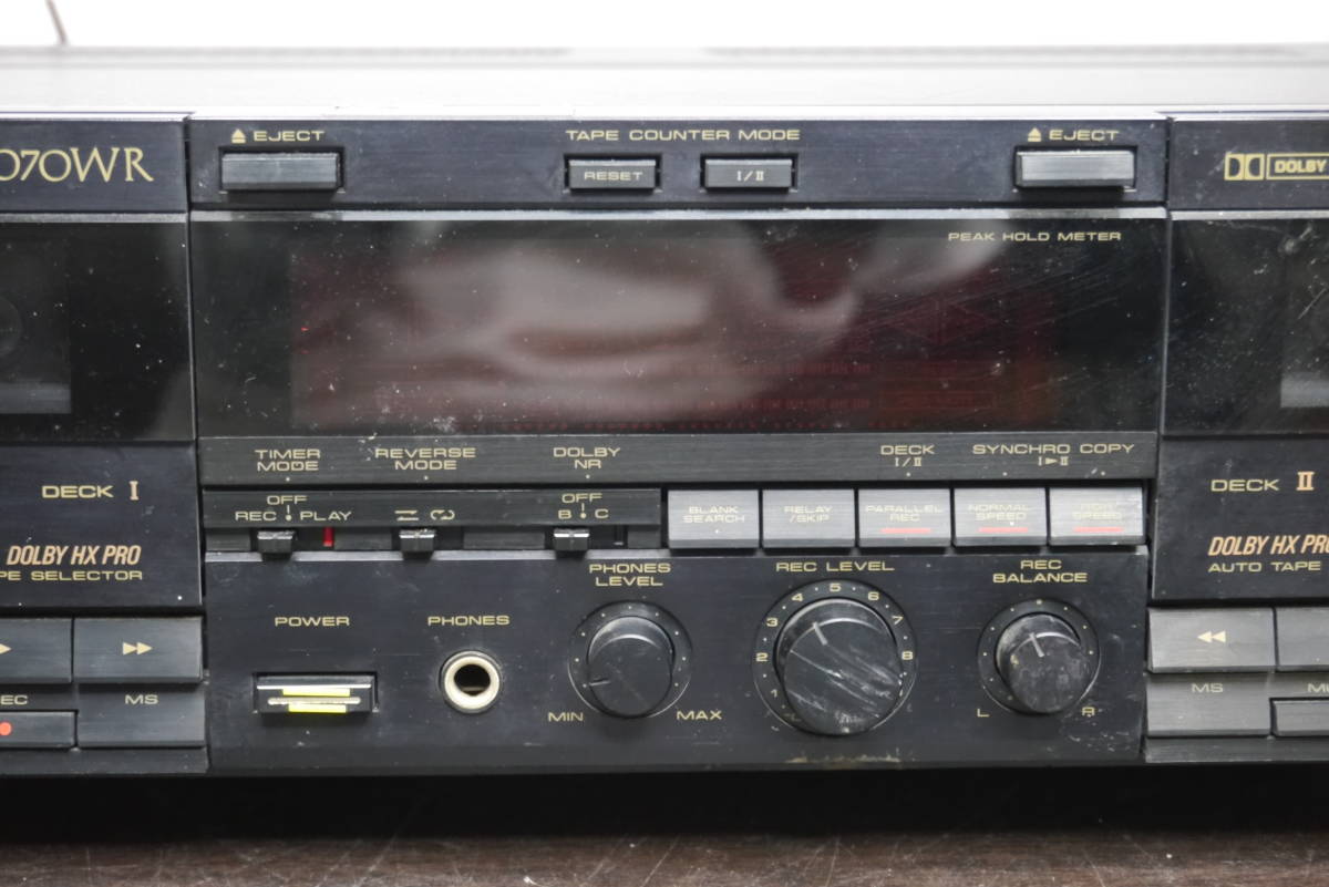 Pioneer T-7070WR ダブルカセットデッキ