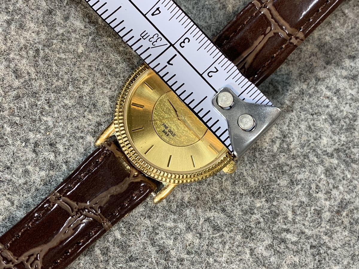 バレンチノドマーニ VALENTINO DOMANI メンズ腕時計 FINE GOLD 999.9 