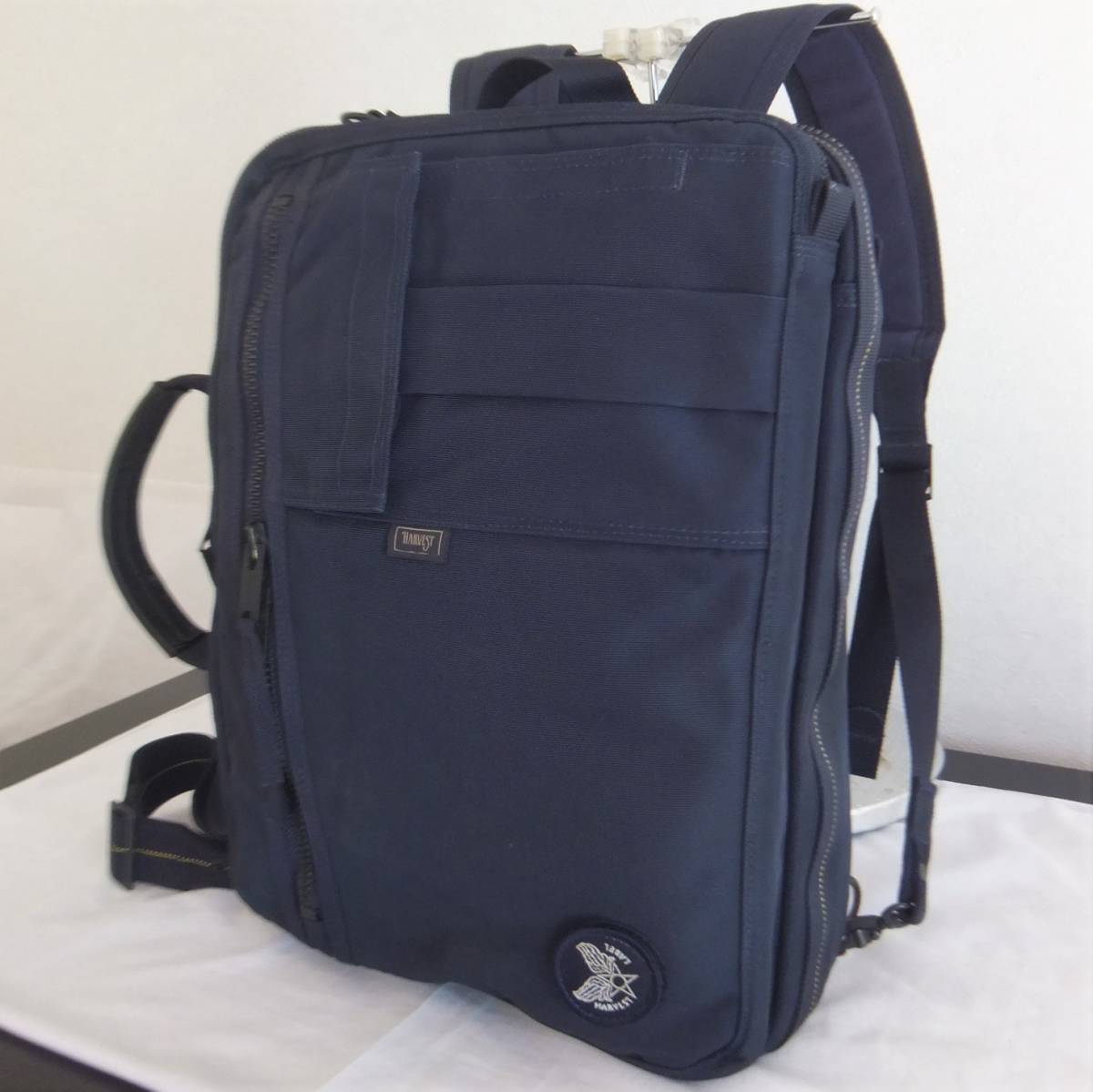 ハーヴェストレーベル 山口タグ 3way ブリーフケース リュック バッグ 