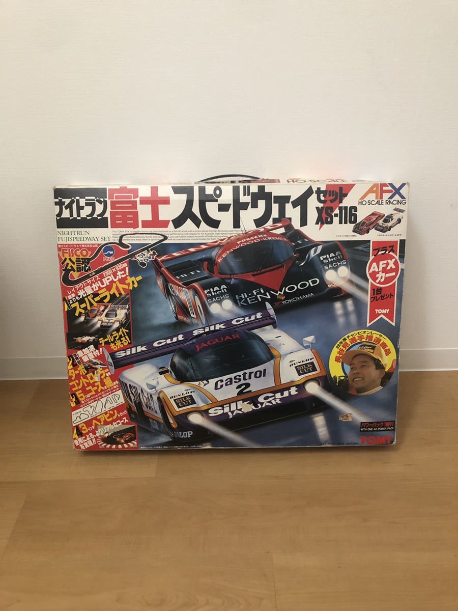 TOMY/AFX☆HOスロットカー ☆ナイトラン富士スピードウェイセット XS