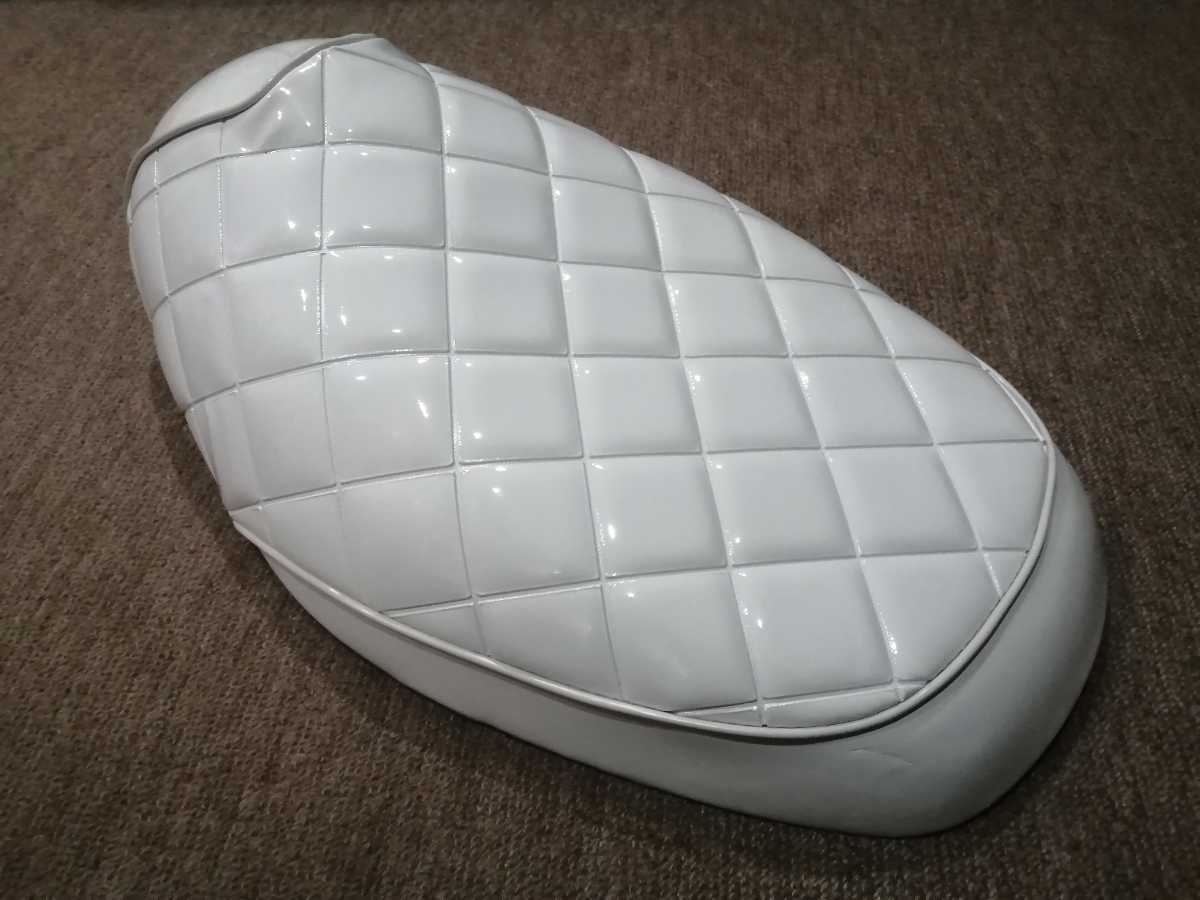 ライブディオZX AF35 AF34 エナメルシート DIO 白 ダイヤカット 張替え