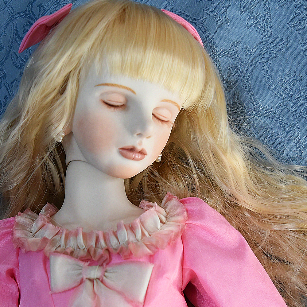 ◇創作ビスクドール◇眠れる花の少女◇52cm◇球体関節人形◇(ビスク