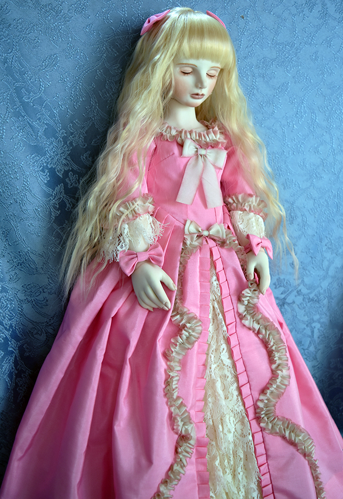 ◇創作ビスクドール◇眠れる花の少女◇52cm◇球体関節人形◇(ビスク