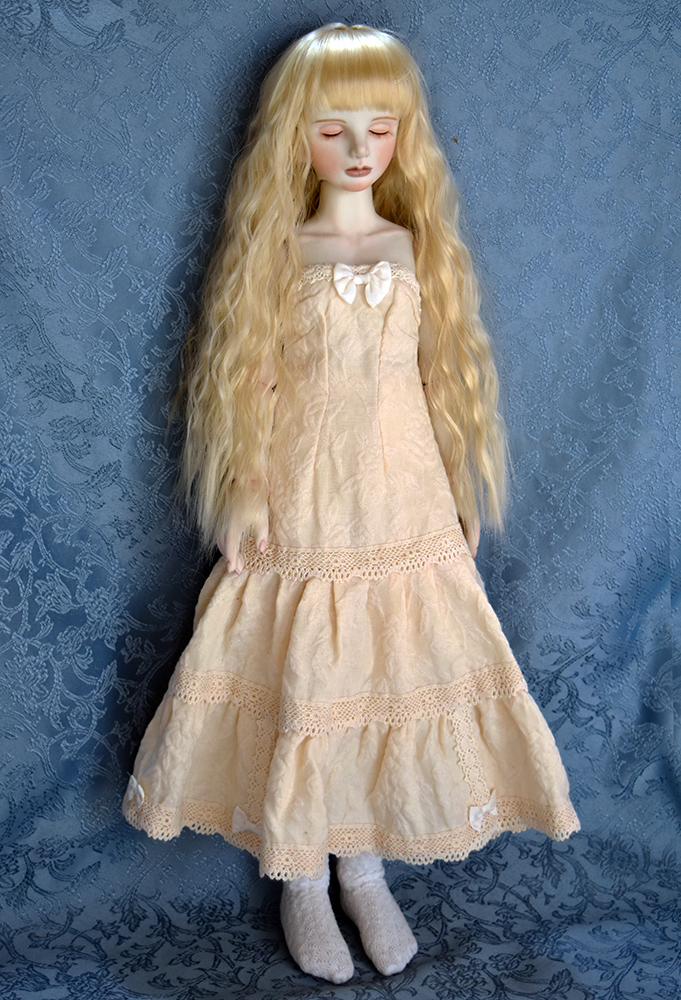 ◇創作ビスクドール◇眠れる花の少女◇52cm◇球体関節人形◇(ビスク