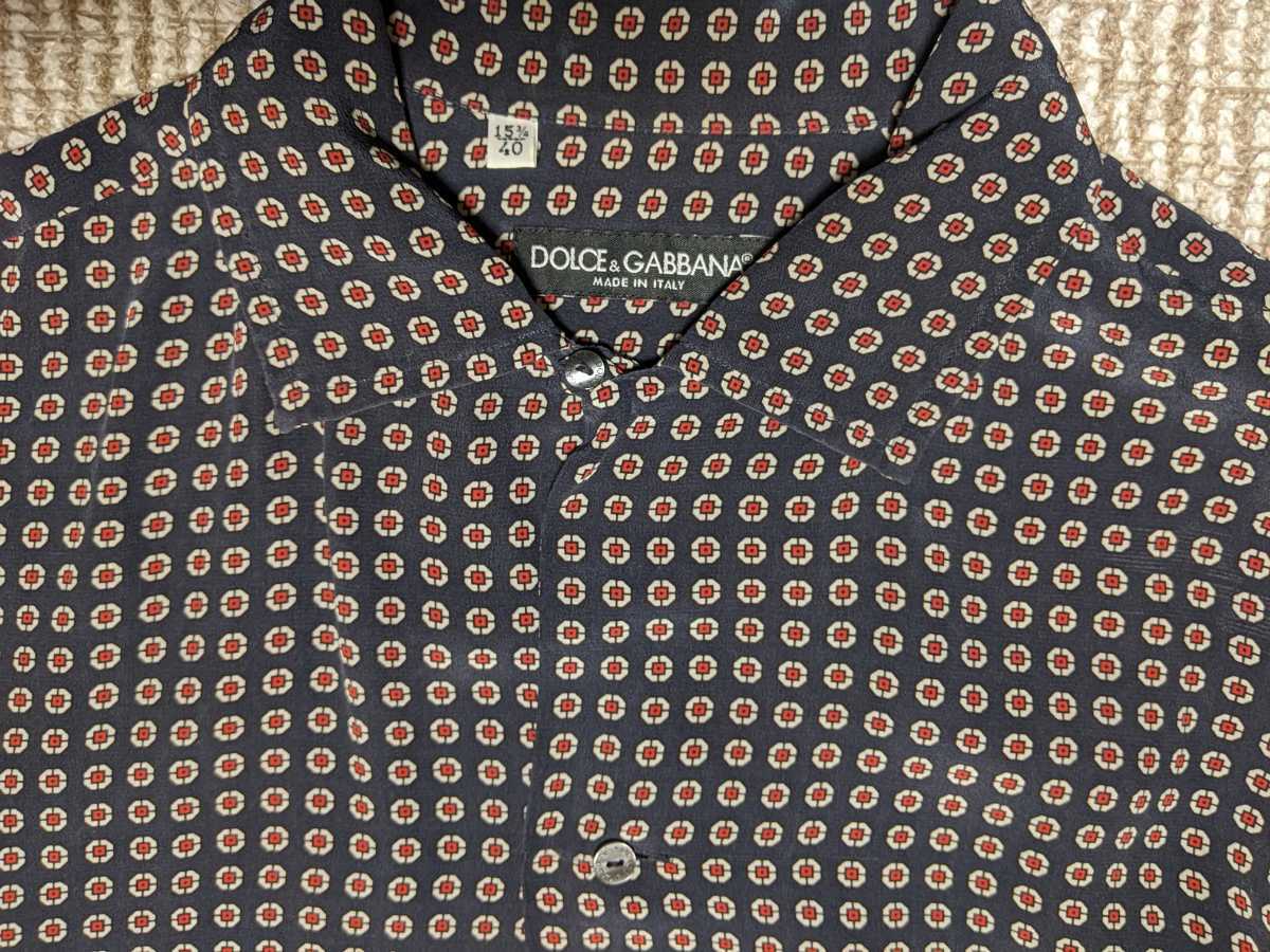 DOLCE&amp;GABBANA シルク100% &amp; - シルク DOLCE＆GABBANA ドルチェ&amp;ガッバーナ 正規品はそれなりの価格 極美品◇ドルチェ＆ガッバーナ □極美品□ GABBANA ドルチェアンドガッバーナ ニット 公式通販 M シルク100