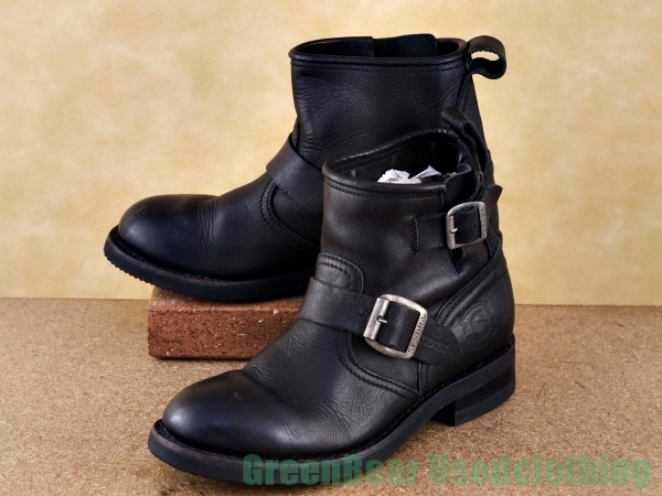  Q226 スペイン製 sendra エンジニアブーツ 良い味 黒 ブラック レディース 37 23.5cm(23.5cm)｜売買されたオークション情報、yahooの商品情報をアーカイブ公開 - オークファン 23.5cm