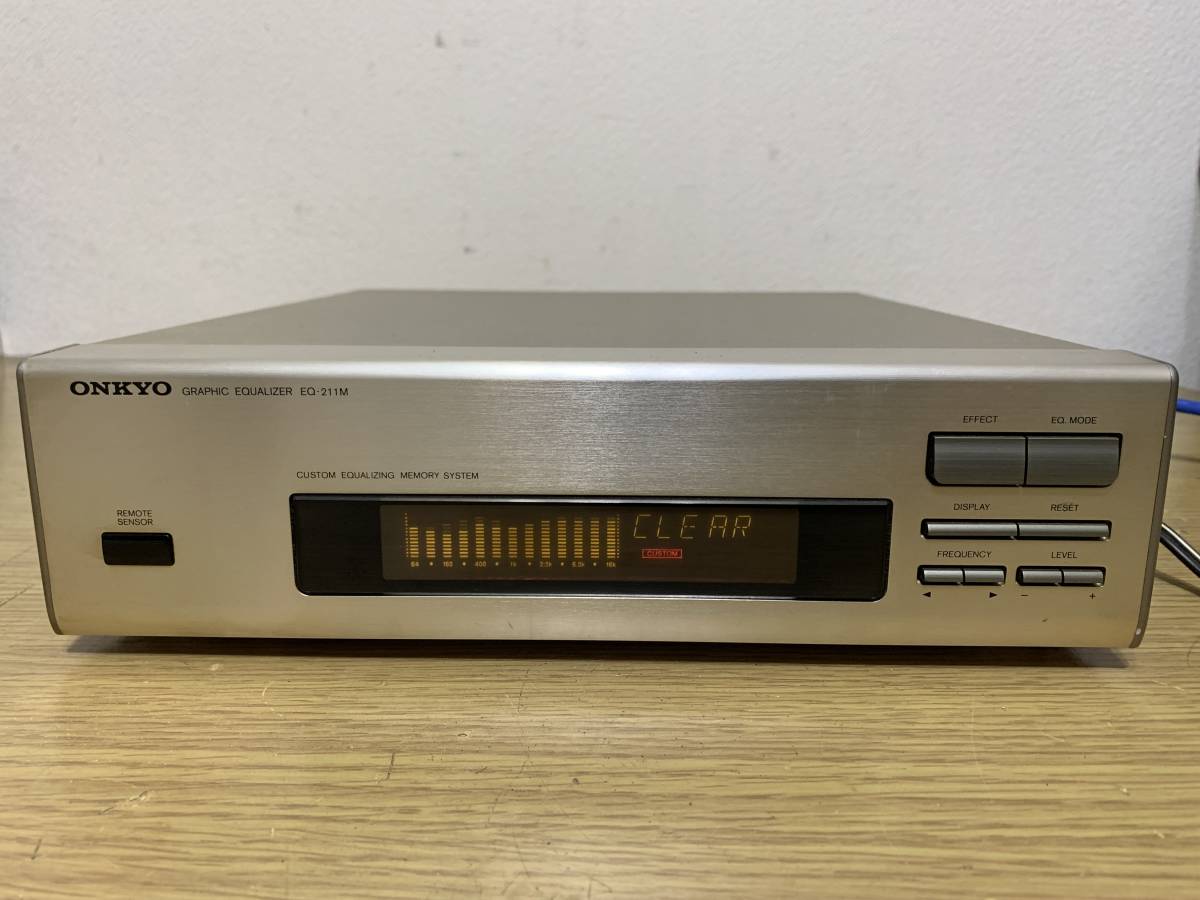 ONKYO EQ-211M EQ-211M ONKYO グラフィックイコライザー * ⁄ 公式通販