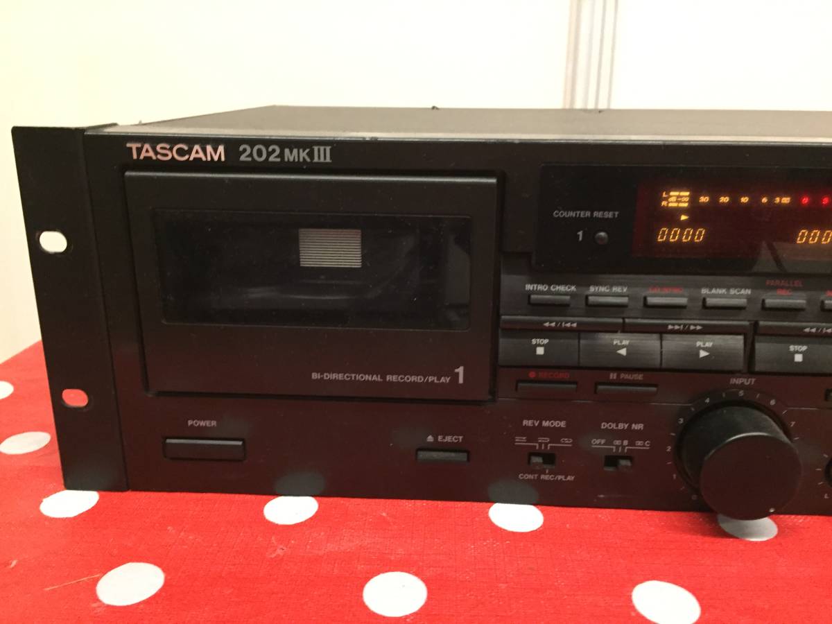 TASCAM 202MK II ダブル ステレオ カセットデッキ TASCAM タスカム